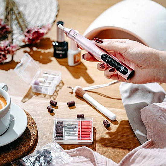 Adler Electric Nail Drill Set AD 2181 Number of power levels 5 Pink