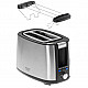 Adler Toaster AD 3214 Power 750 W Number of slots 2 Housing material Stainless steel Silver