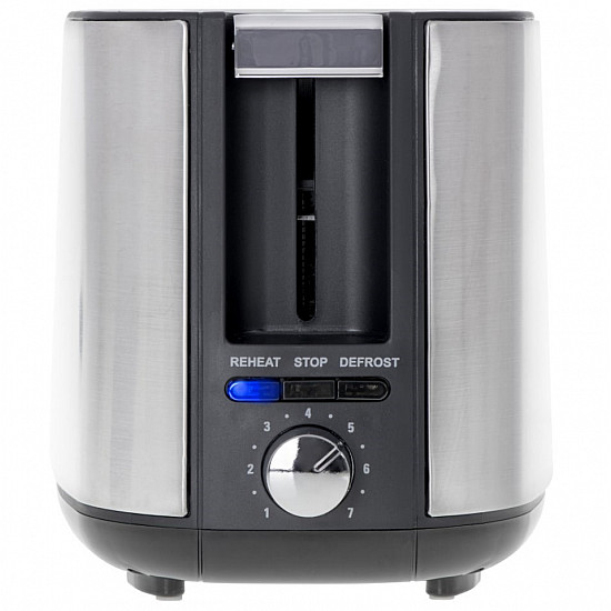 Adler Toaster AD 3214 Power 750 W Number of slots 2 Housing material Stainless steel Silver