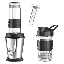 Adler Blender AD 4081 Tabletop 800 W Jar material BPA Free Plastic Jar capacity 0.4 + 0.57 L Ice crushing Black/Stainless steel