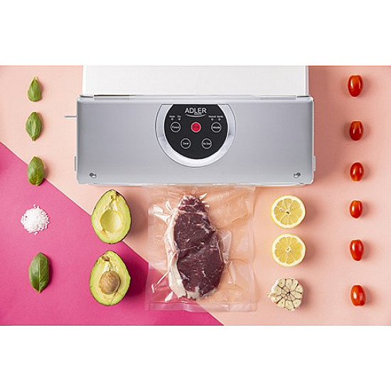 Adler AD 4503 vacuum sealer 800 mbar Grey, White