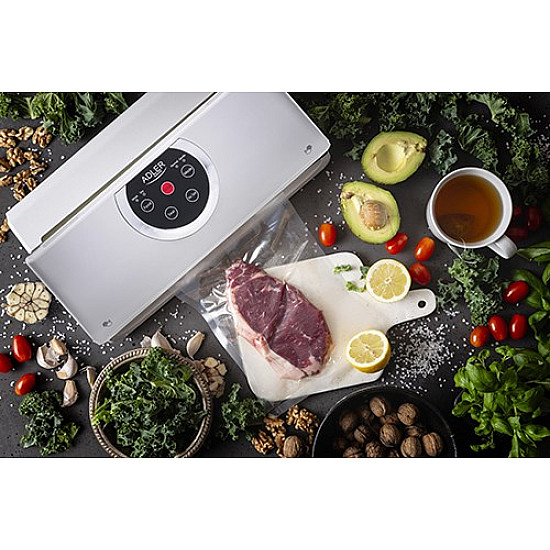 Adler AD 4503 vacuum sealer 800 mbar Grey, White