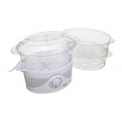 Adler AD 633 steam cooker 3 basket(s) White Freestanding 800 W