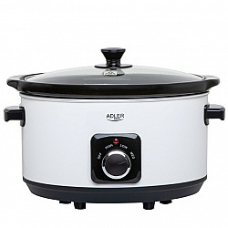 Adler Slow Cooker AD 6413w 290 W 5.8 L Number of programs 3 White