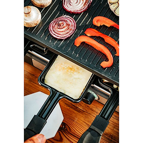 Adler Raclette - electric grill AD 6616 Table 1400 W Black/Stainless steel