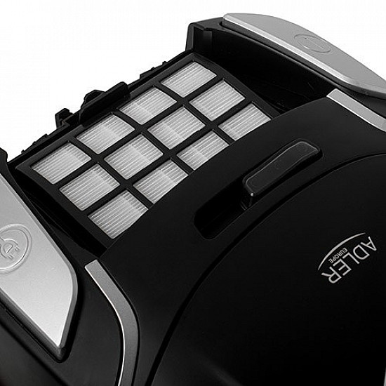 Adler Bag Vacuum Cleaner Allergy-friendly Classic AD 7054 Bagged Power 2200 W Dust capacity 2.6 L Black