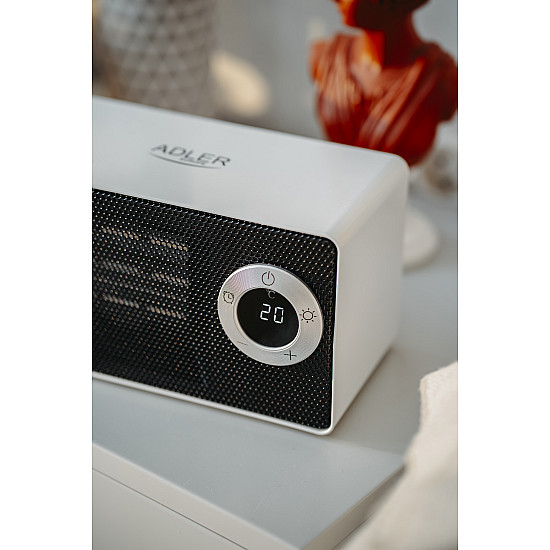 Adler AD 7746 Ceramic fan heater 1000 W Number of power levels 2 White