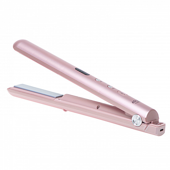 Adler Cordless Hair Straightener AD 2327 Ceramic heating system Display LED Temperature (min) 160 °C Temperature (max) 220 °C Pink