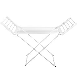 Adler Foldable electric clothes drying rack AD 7821 Power 220 W Silver/White IP22