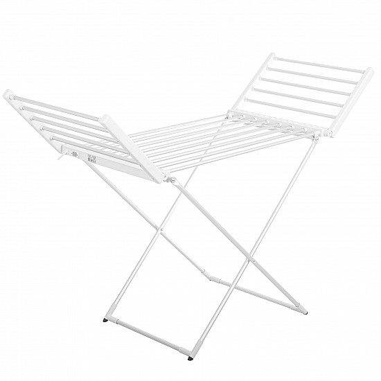 Adler Foldable electric clothes drying rack AD 7821 Power 220 W Silver/White IP22