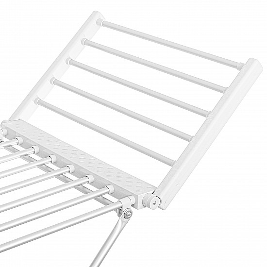 Adler Foldable electric clothes drying rack AD 7821 Power 220 W Silver/White IP22