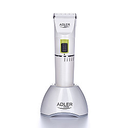 Adler Hair clipper AD 2827 Cordless or corded Number of length steps 4 White