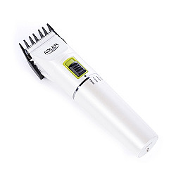 Adler Hair clipper AD 2827 Cordless or corded Number of length steps 4 White
