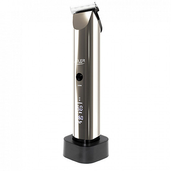 Adler Hair Clipper AD 2834 Cordless or corded Number of length steps 4 Silver/Black