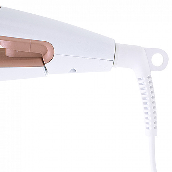 Adler Hair Straightener AD 2321 Warranty 24 month(s) Ceramic heating system Display LCD Temperature (min) 140 °C Temperature (max) 220 °C 45 W Pearl White