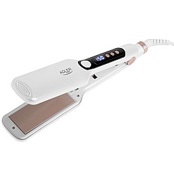 Adler Hair Straightener - Wide AD 2325 Ceramic heating system Display LCD Temperature (min) 150 °C Temperature (max) 210 °C Number of heating levels 7 120 W White