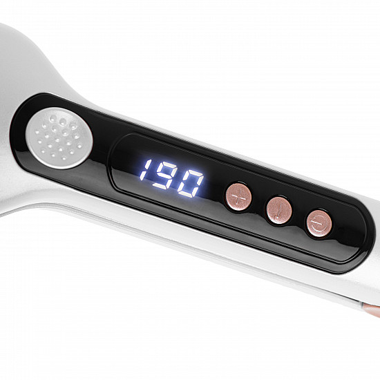 Adler Hair Straightener - Wide AD 2325 Ceramic heating system Display LCD Temperature (min) 150 °C Temperature (max) 210 °C Number of heating levels 7 120 W White