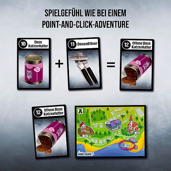 Adventure Games - Die drei ???: Das Geheimnis der Statue, Brettspiel