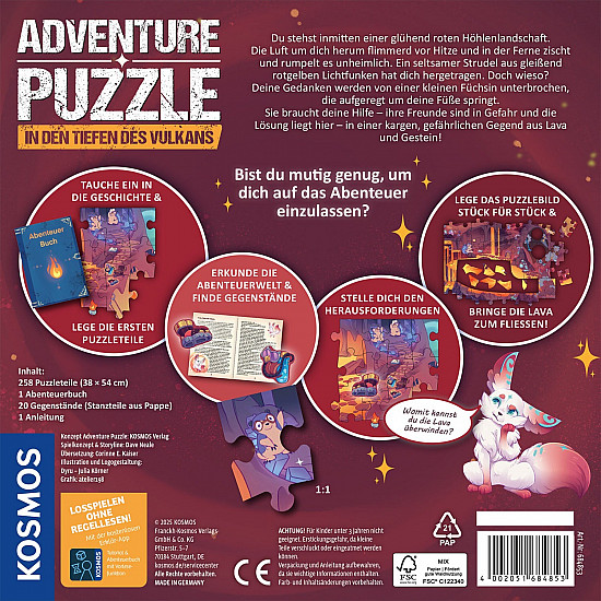 Adventure Puzzle: In den Tiefen des Vulkans