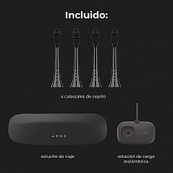 AENO Sonic Electric Toothbrush, DB4: Black, 9 scenarios, with 3D touch, wireless charging, 46000rpm, 40 days without charging, IPX7