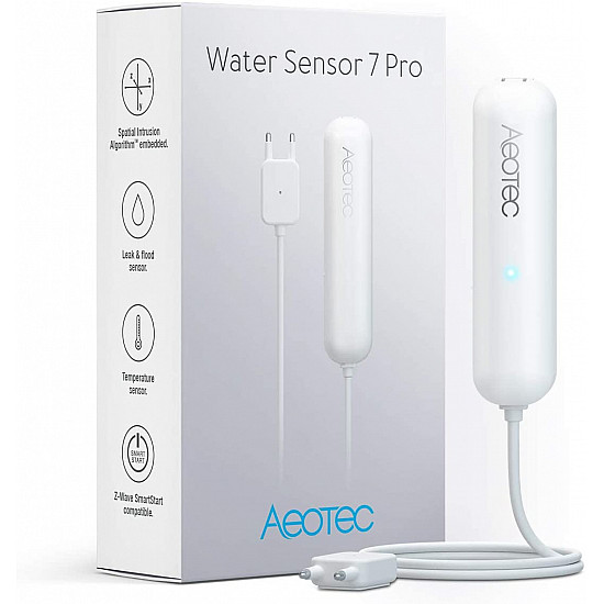 AEOTEC Water Sensor 7 Pro Z-Wave Plus V2 Zigbee White