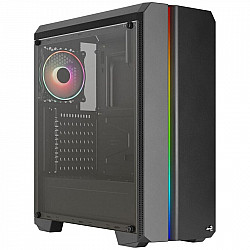AEROCOOL ADVANCED TECHNOLOGIES Aerocool Genesis-A-BK-v2 - PC - Schwarz - ATX - micro ATX - Mini-ITX - ABS - SPCC - 15,5 cm - 38 cm