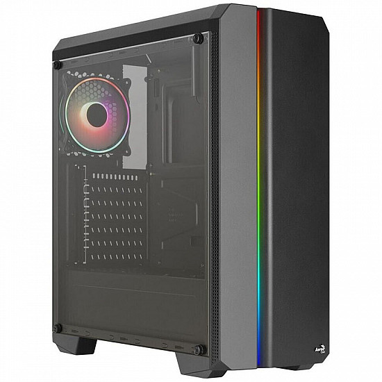 AEROCOOL ADVANCED TECHNOLOGIES Aerocool Genesis-A-BK-v2 - PC - Schwarz - ATX - micro ATX - Mini-ITX - ABS - SPCC - 15,5 cm - 38 cm