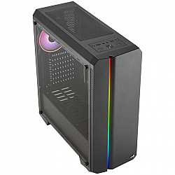 AEROCOOL ADVANCED TECHNOLOGIES Aerocool Genesis-A-BK-v2 - PC - Schwarz - ATX - micro ATX - Mini-ITX - ABS - SPCC - 15,5 cm - 38 cm