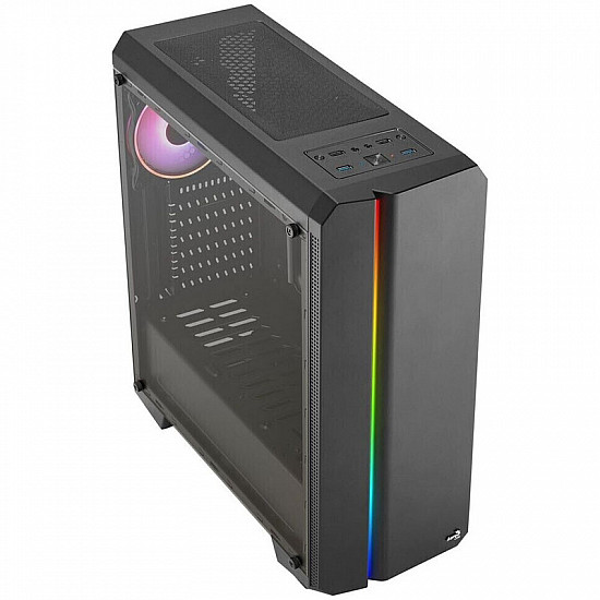 AEROCOOL ADVANCED TECHNOLOGIES Aerocool Genesis-A-BK-v2 - PC - Schwarz - ATX - micro ATX - Mini-ITX - ABS - SPCC - 15,5 cm - 38 cm