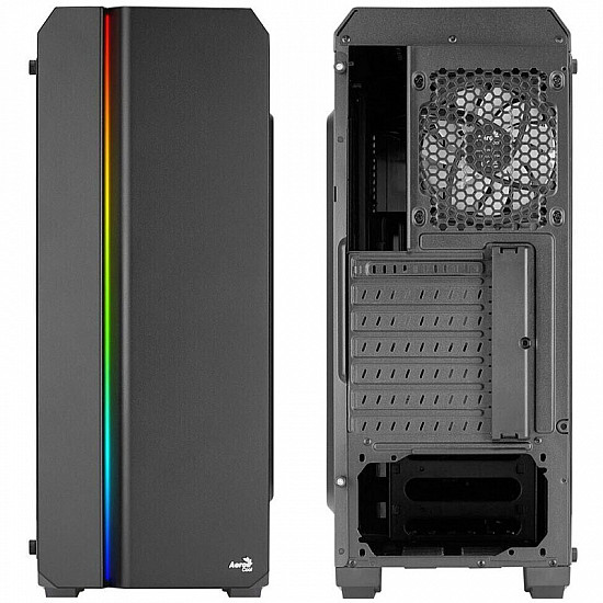 AEROCOOL ADVANCED TECHNOLOGIES Aerocool Genesis-A-BK-v2 - PC - Schwarz - ATX - micro ATX - Mini-ITX - ABS - SPCC - 15,5 cm - 38 cm