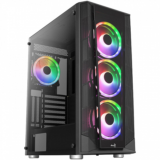 AEROCOOL ADVANCED TECHNOLOGIES Aerocool Prism ARGB - PC - Schwarz - ATX - micro ATX - Mini-ITX - ABS - SPCC - Hinten - Vorderseite - 16,4 cm