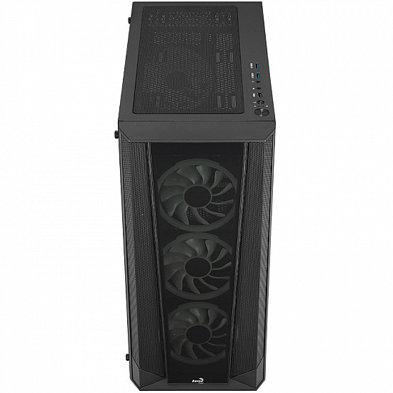 AEROCOOL ADVANCED TECHNOLOGIES Aerocool Prism ARGB - PC - Schwarz - ATX - micro ATX - Mini-ITX - ABS - SPCC - Hinten - Vorderseite - 16,4 cm