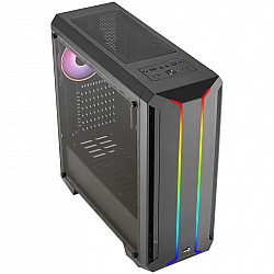 AEROCOOL ADVANCED TECHNOLOGIES Aerocool Skyline-A-BK-v2 - PC - Schwarz - ATX - micro ATX - Mini-ITX - ABS - SPCC - 15,5 cm - 38 cm