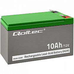 AGM battery 12V 10Ah Maintenance free for UP