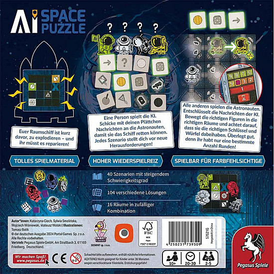 A.I. Space Puzzle, Brettspiel