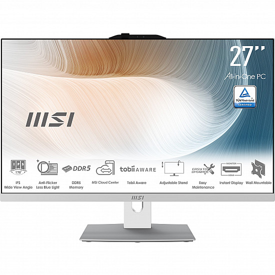 MSI Modern AM272P 1M-838DE white i5-120U 8GB W11P - Komplettsystem - Core i5 Mobile