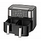 Air Fryer greaseless double fryer 8L FR8000 Black, Silver