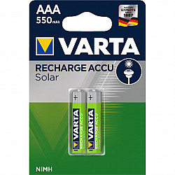 Varta Solar - Batterie 2 x AAA - NiMH - (wiederaufladbar)