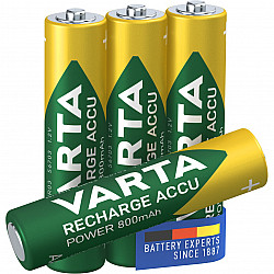 VARTA HR03 AAA Recharge Accu Power 800 mAh 56703 Rechargeable batteries 4 pc(s) Green