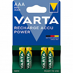 VARTA HR03 AAA Recharge Accu Power 800 mAh 56703 Rechargeable batteries 4 pc(s) Green