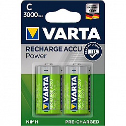 Varta Power Accu - Batterie 2 x C - NiMH - (wiederaufladbar)