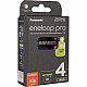 Rechargeable batteries PANASONIC ENELOOP PRO AAA 930 mAh 4 szt (BK-4HCDE/4CP)
