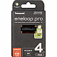 Rechargeable batteries PANASONIC ENELOOP PRO AAA 930 mAh 4 szt (BK-4HCDE/4CP)