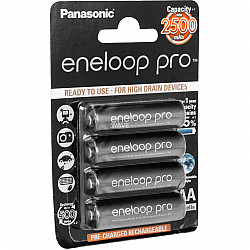 Panasonic eneloop pro AA type Batterier til generelt brug (genopladelige) 2500mAh