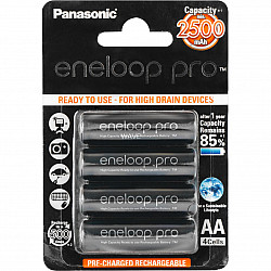 Panasonic eneloop pro AA type Batterier til generelt brug (genopladelige) 2500mAh