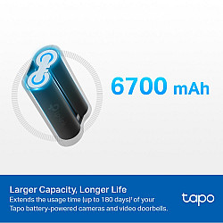TP-Link Battery Pack Tapo A100 3.6V 6700mAh 24.12Wh