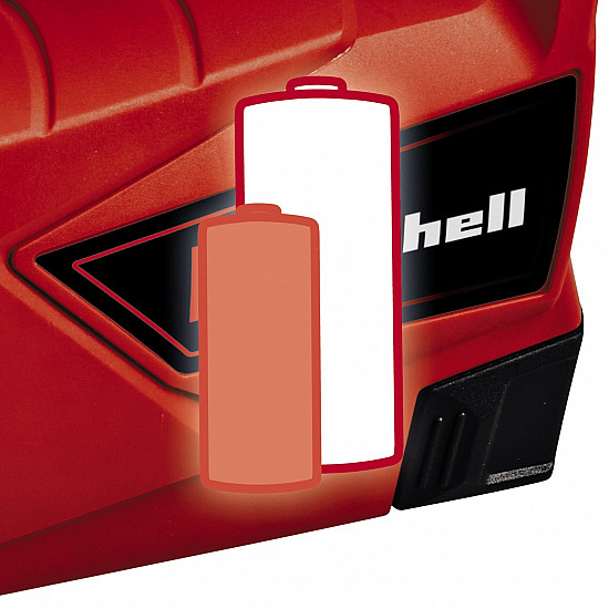 Akku-Tacker TC-CT 3,6 Li, Elektrotacker rot/schwarz, Li-Ionen Akku 1,3Ah