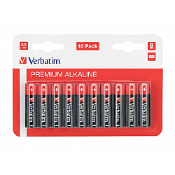 1x10 Verbatim Alcaline battery Migono AA LR 06 49875
