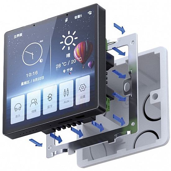 ALLNET 4 colių jutiklinis ekranas planšetinis kompiuteris su 1GB/8GB RK3128 Android 7.1 (220V Versija)