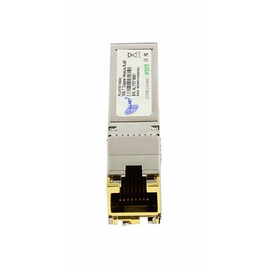 ALLNET Switch Modul ALL4767-INDU SFP+(Mini-GBIC), 10Gbit, RJ45(TP), uncodiert, Industrial -40/+85 Grad,